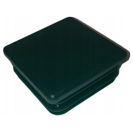 Zaślepka profilu zielona 25x25 mm kwadrat 5 szt.