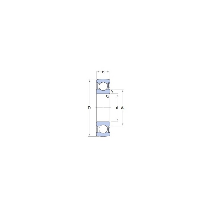 Łożysko samonastawne 1726210-2RS1 SKF