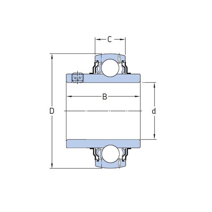 Łożysko samonastawne UC 313 G2 65x140x75 SNR