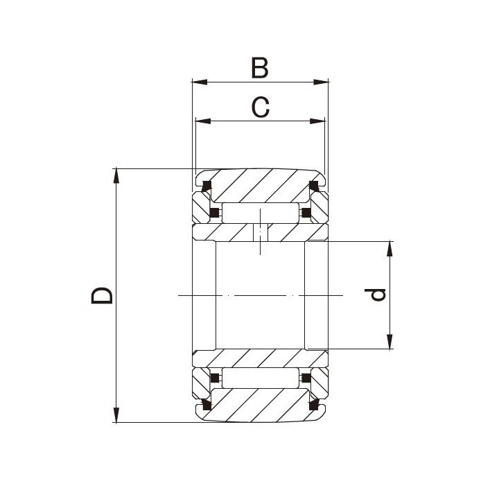 NATR NART6UUVR JNS Rolka igiełkowa 6x19x12