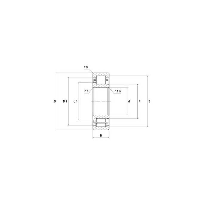 NJ2311ET2XC3 NTN Łożysko walcowe 55X120X43
