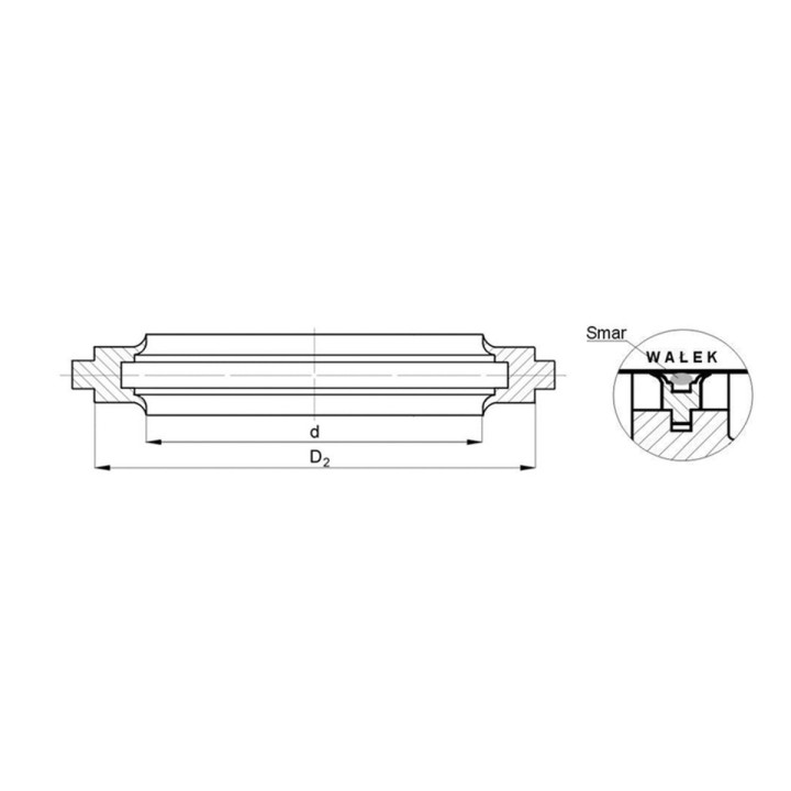 Uszczelnienie oprawy dzielonej ZD 217 LBC