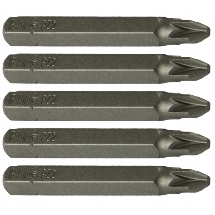 GROT, BIT TYPU POZIDRIV 1/4' DŁUGI 50 mm KOMPLET 5 szt.UK PZ2