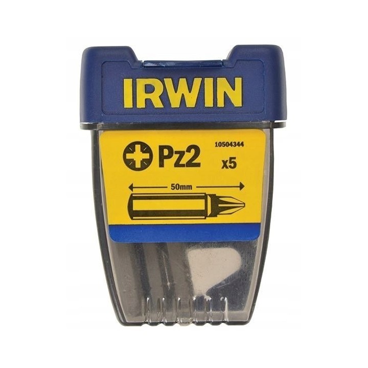 GROT, BIT TYPU POZIDRIV 1/4' DŁUGI 50 mm KOMPLET 5 szt.UK PZ2