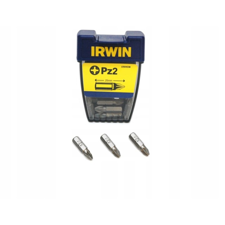 GROT, BIT, KOŃCÓWKA TYPU POZIDRIV 1/4' 25 mm 10 szt. PZ2