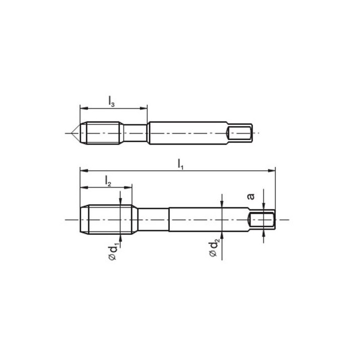 Gwintownik ręczny M8 HSS FANAR 1kpl.