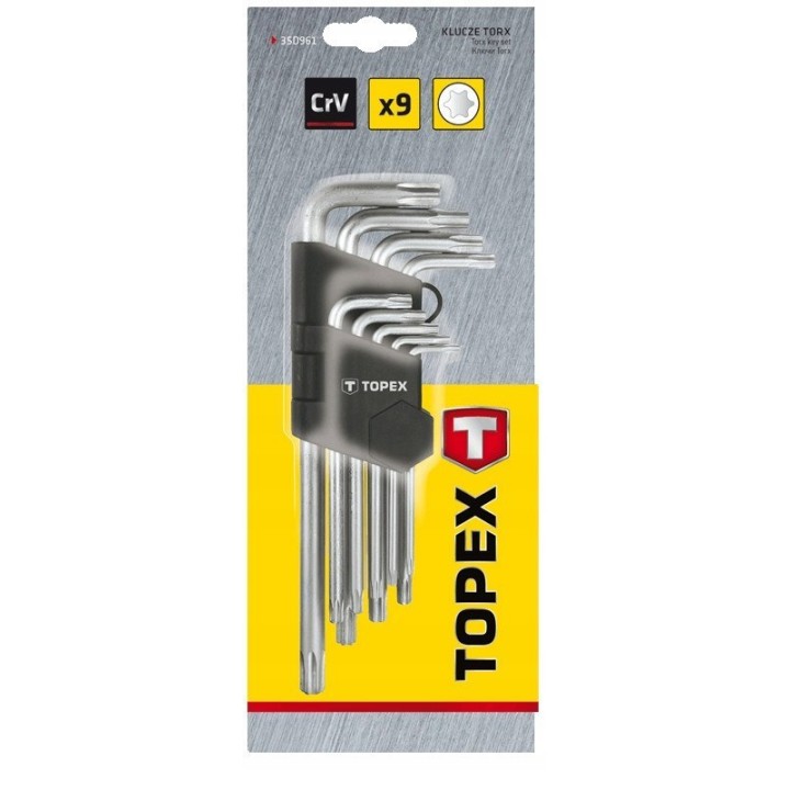 KLUCZE TORX DŁUGIE T10-50 mm