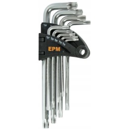 KOMPLET KLUCZY TORX TYP L T10-T50 9 szt. KRÓTKIE