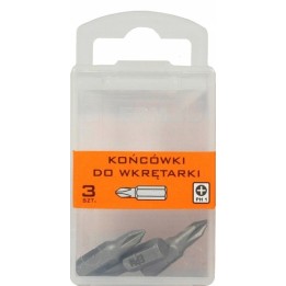 KOŃCÓWKI DO WKRĘTARKI 25 mm 3 szt. PH1