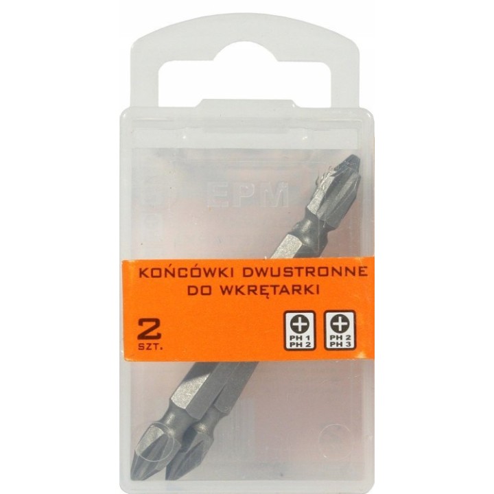 KOŃCÓWKI DO WKRĘTARKI DWUSTRONNA 65 mm 2 szt. PH