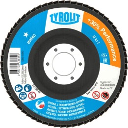 Lamelka wypukła 125x22,23 GR.40 TYROLIT BASIC 2in1