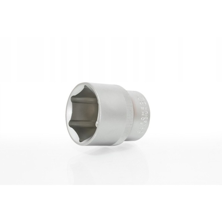 NASADKA KRÓTKA 1/2'''' 6-KĄTNA SATIN 30 mm