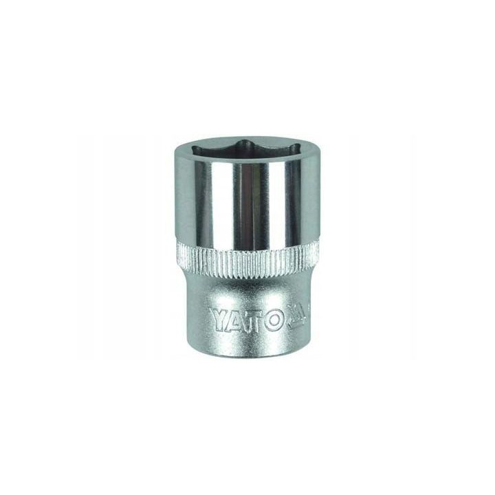 NASADKA KRÓTKA 6-KĄTNA CHROMOWANA 1/2'''' 21 mm
