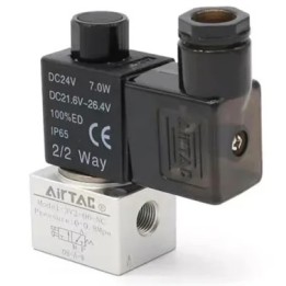 Elektrozawór 3/2 G1/4 NC, bezpośredniego działania 24VAC, 3V208NCEG - Airtac