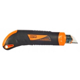NÓŻ Z OSTRZEM ŁAMANYM 18 mm STOP CYNKU E-400-0417