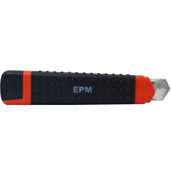 NÓŻ Z OSTRZEM ŁAMANYM 25 mm RUBBER E-400-0425