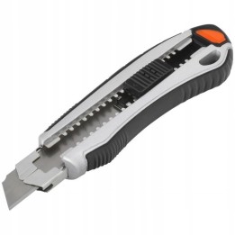 NÓŻ Z OSTRZEM ŁAMANYM ALU-6X PREMIUM 18 mm+6ostrz. E-400-0416
