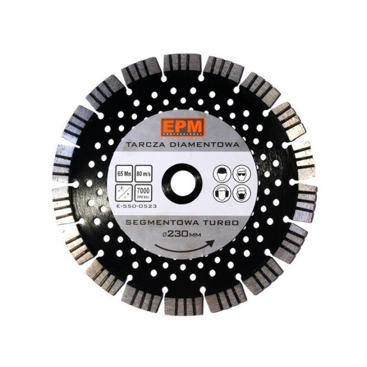 TARCZA DIAMENTOWA SEGMENTOWA TURBO 230 mm