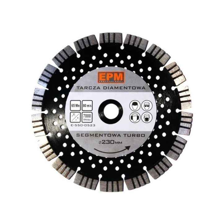 TARCZA DIAMENTOWA SEGMENTOWA TURBO 230 mm