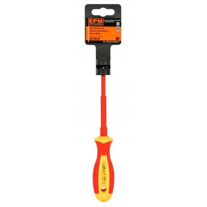WKRĘTAK IZOLOWANY PŁASKI 1000V 0.8X4.0X100 mm
