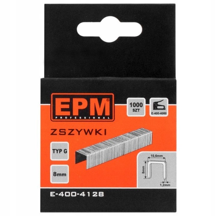 ZSZYWKI TYP G 1000 szt. 10.6 mm*1.2 mm 14 mm