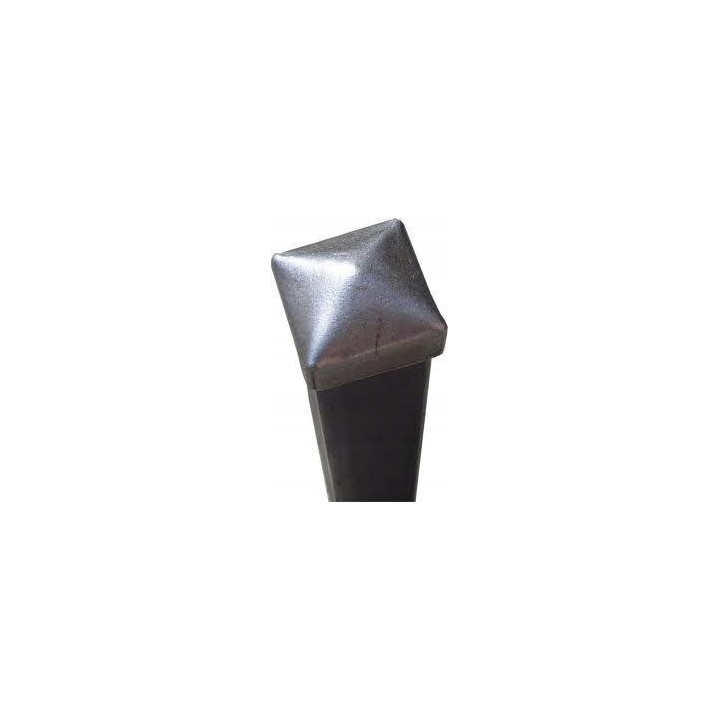DASZEK METALOWY NA SŁUPEK OGRODZENIOWY 100*100 mm