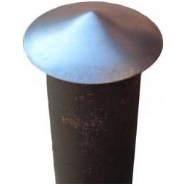 DASZEK METALOWY NA SŁUPEK OGRODZENIOWY 60 mm 2 szt.