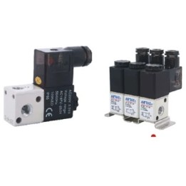 Elektrozawór 3/2 NC M5 powrót sprężyną, 12VDC, 3V1M5F - Airtac