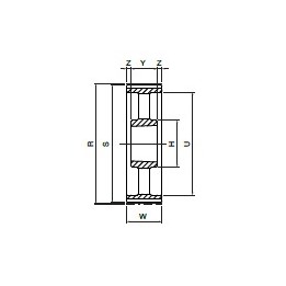 Koło pasowe HDB112-14M55 SIT