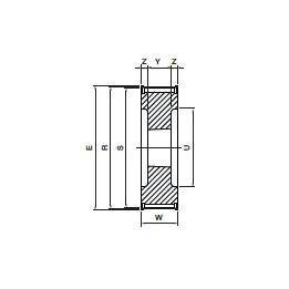 Koło pasowe HDB34-14M115 SIT