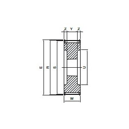 Koło pasowe HDB44-14M170 SIT