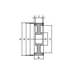 Koło pasowe HDB64-14M115 SIT