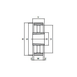 Koło pasowe PBG192G8M62 SIT