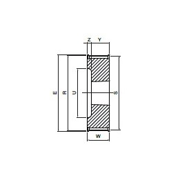 Koło pasowe PBG36G14M20 SIT