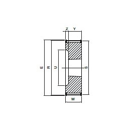 Koło pasowe PBG38G14M125 SIT