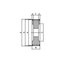 Koło pasowe PBG44G14M125 SIT