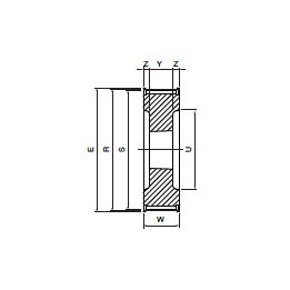 Koło pasowe PBG50G14M90 SIT