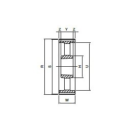 Koło pasowe PBG90G14M125 SIT