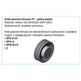 Koło pasowe PT125SPZ1 SIT
