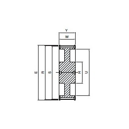 Koło pasowe ST60S14M40 SIT