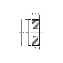 Koło pasowe STB30S14M55 SIT