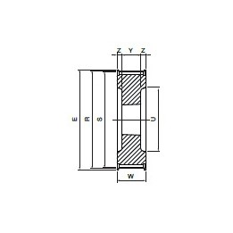 Koło pasowe STB40S14M40 SIT