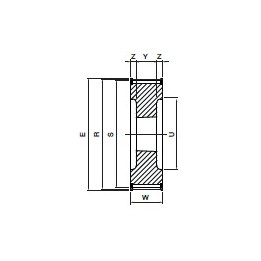Koło pasowe STB40S8M50 SIT