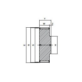 Koło pasowe zębate HD14-5M25 SIT