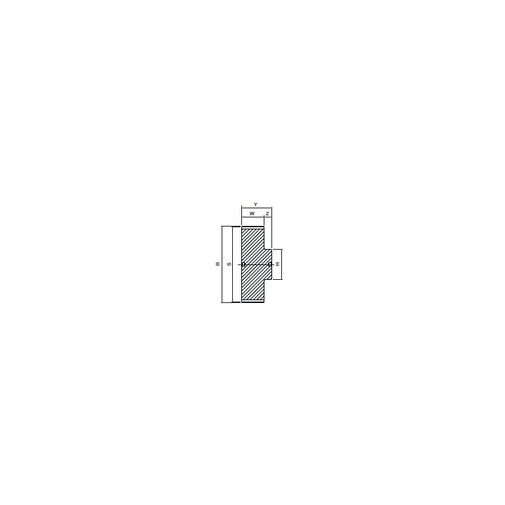 Koło pasowe zębate HD72-3M15 SIT