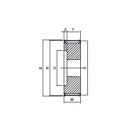 Koło pasowe zębate HDB34-8M85 SIT