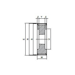 Koło pasowe zębate HDB40-8M85 SIT