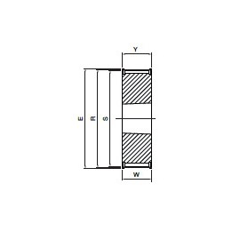 Koło pasowe zębate HDB56-5M15 SIT [SKY312476]