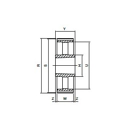 Koło pasowe zębate PBG112G8M21 SIT