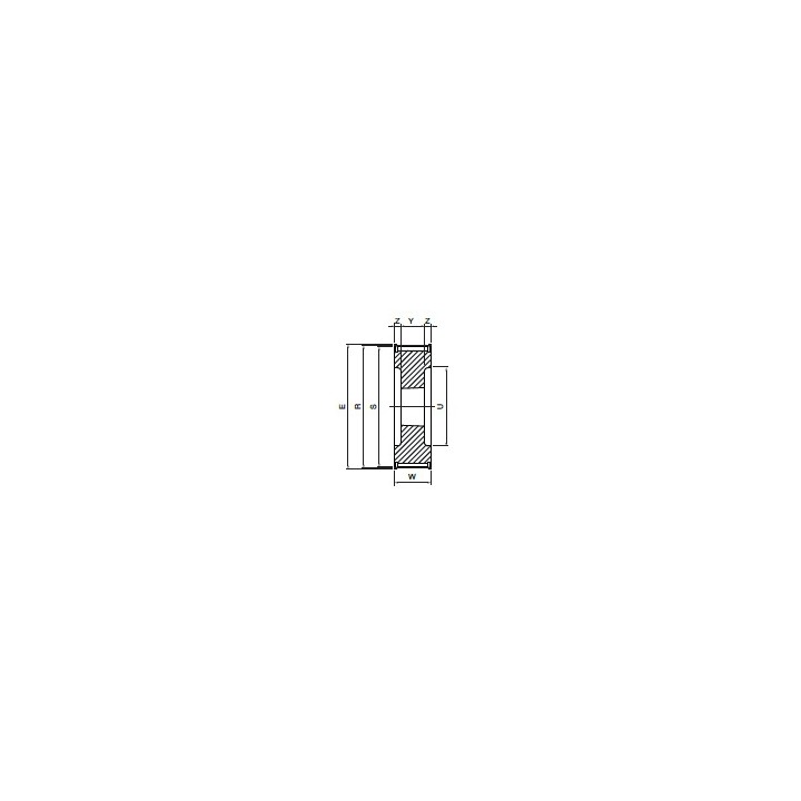 Koło pasowe zębate PBG45G8M62 SIT